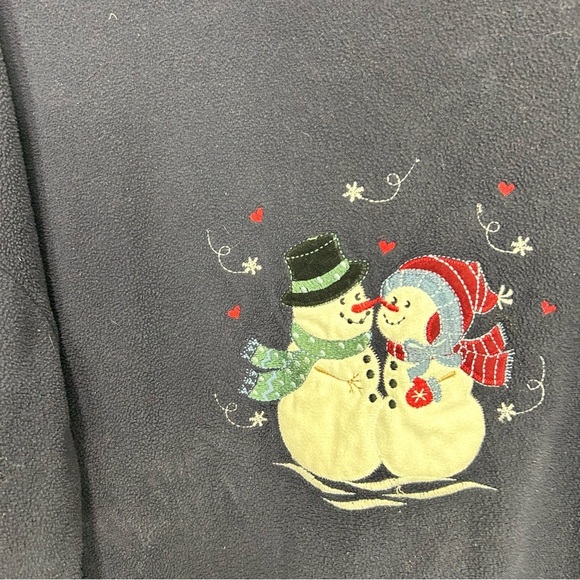 UGLY CHRISTMAS SWEATER collared crewneck sweater A26 - Picture 4 of 6